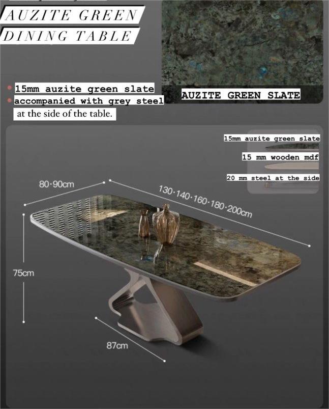Luxury Slate Dining Table