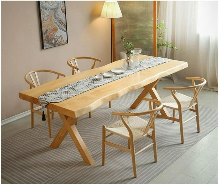 Solid Wood Dining Table and Dining Set