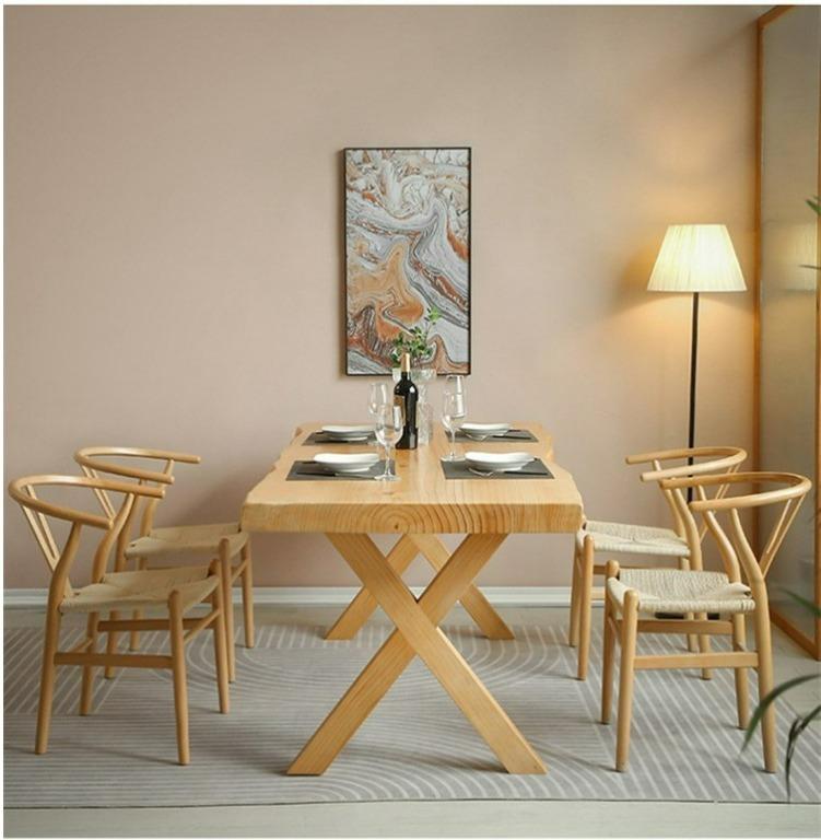 Solid Wood Dining Table and Dining Set