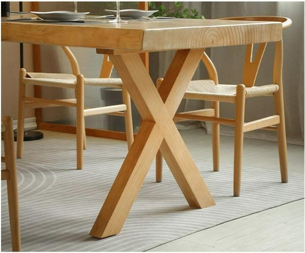 Solid Wood Dining Table and Dining Set