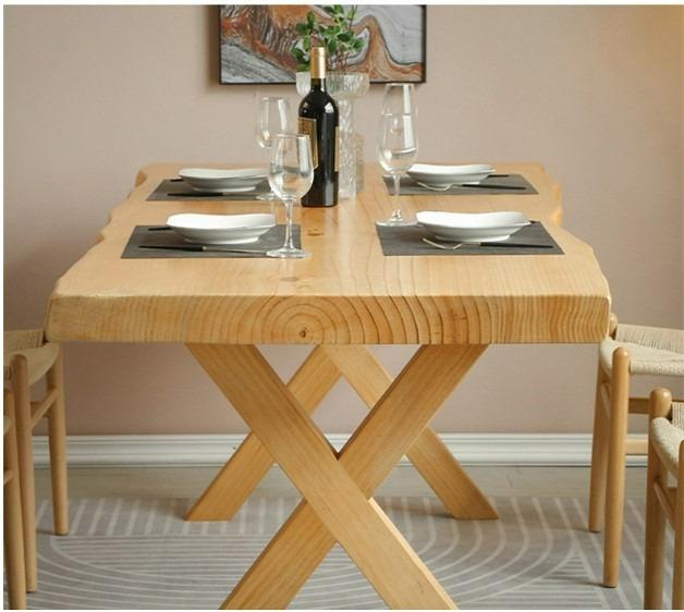 Solid Wood Dining Table and Dining Set