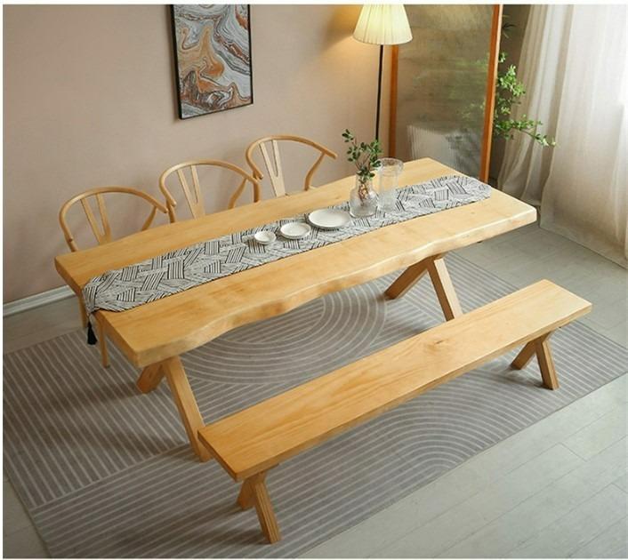 Solid Wood Dining Table and Dining Set