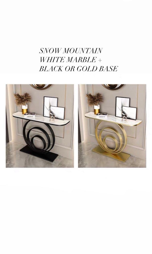 Modern Marble Hallway Console