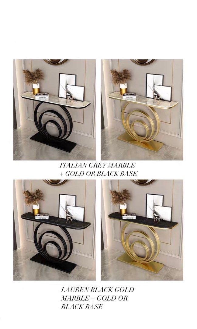 Modern Marble Hallway Console