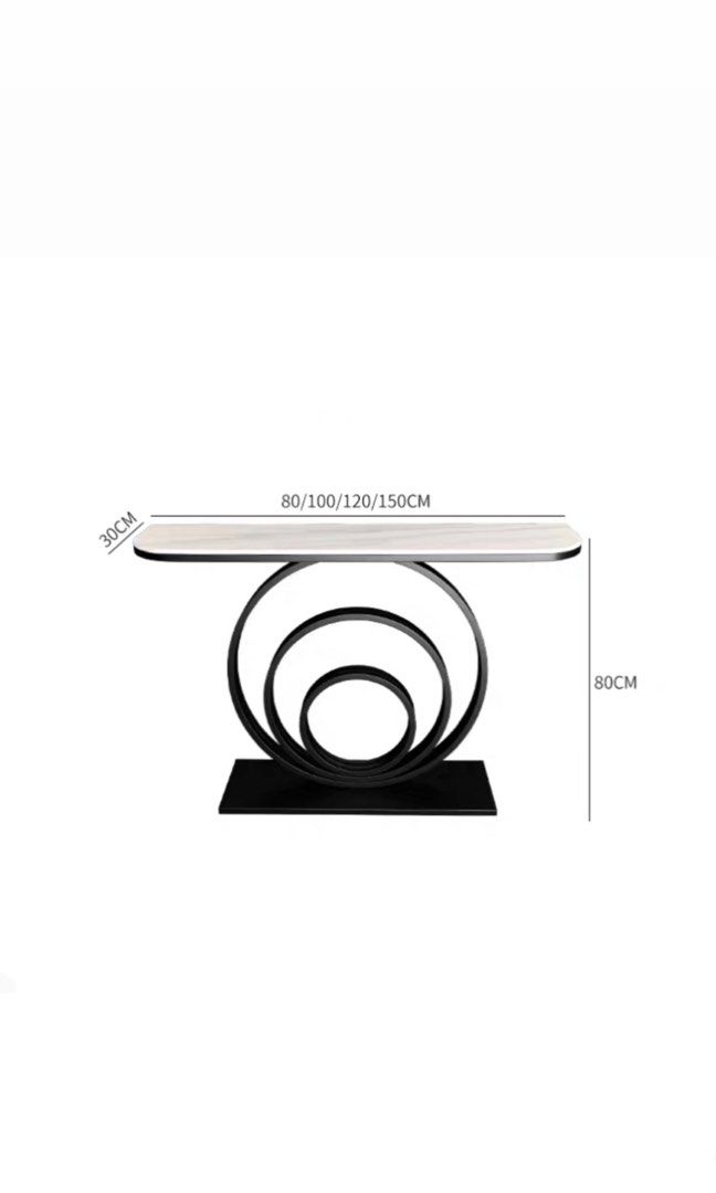 Modern Marble Hallway Console