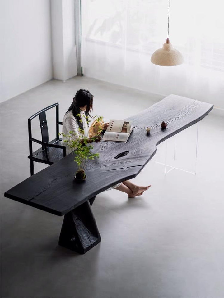 Irregular Solid Work Table Dining Table