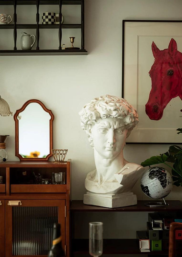 Irregular Wood Wall Mirror