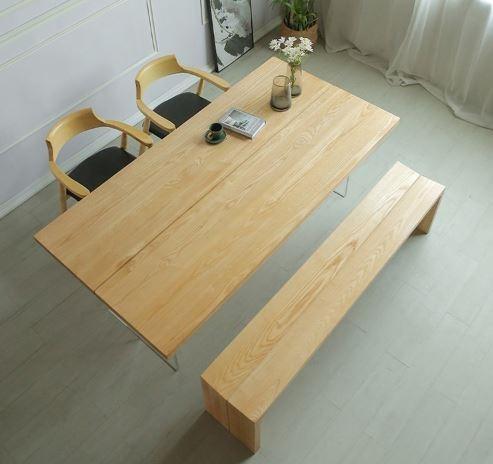 Dining Table with Transparent Legs