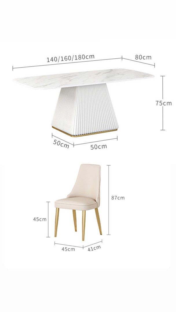 JAEDA Modern Dining Table