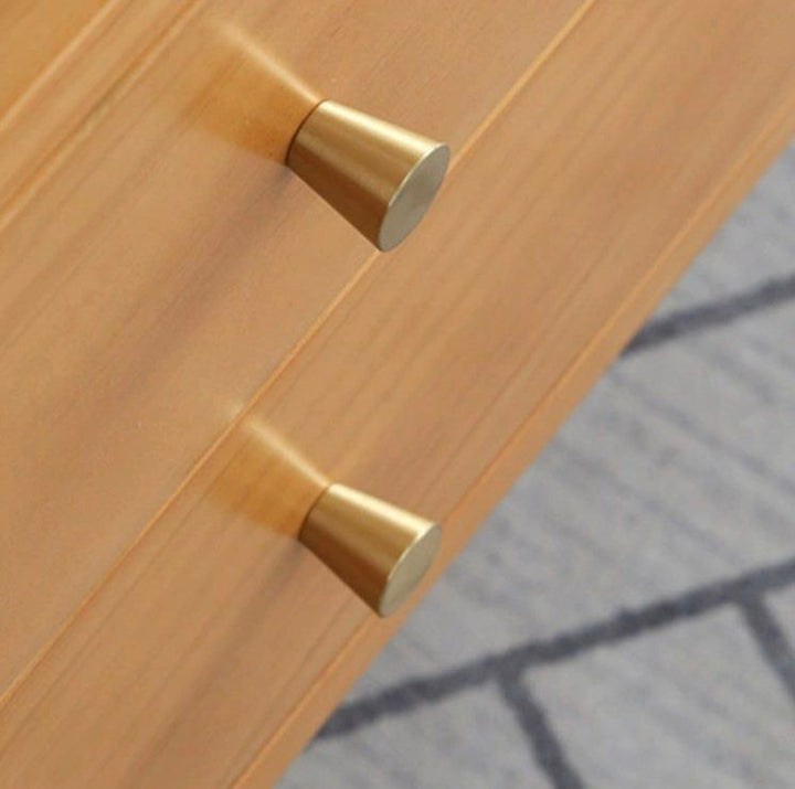 Scandinavian Solid Pine Wood TV Console