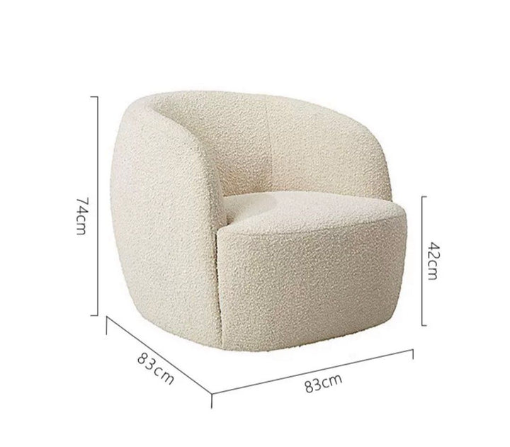 Modern Boucle Sofa