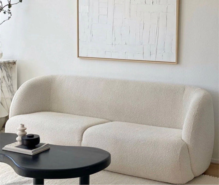 Modern Boucle Sofa
