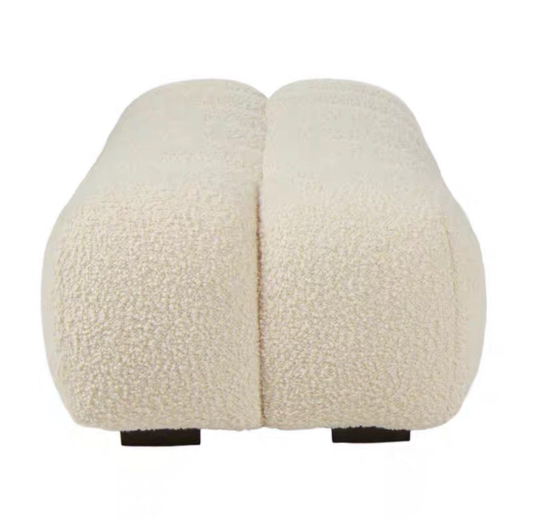 Modern Boucle Bench
