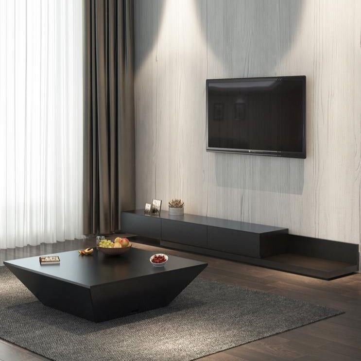 طاولة قهوة مصممة مع مساحة تخزين