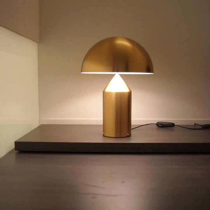 Metal Mushroom Table Lamp