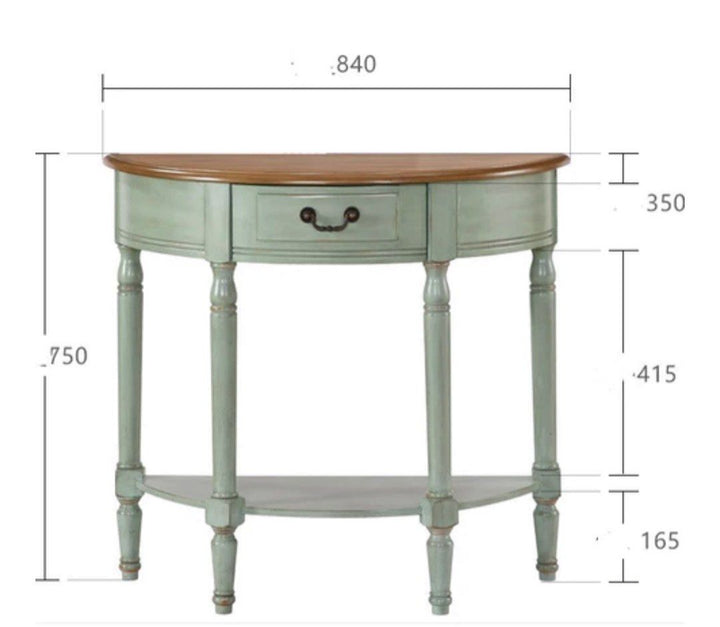 Semicircle Hallway Console Table