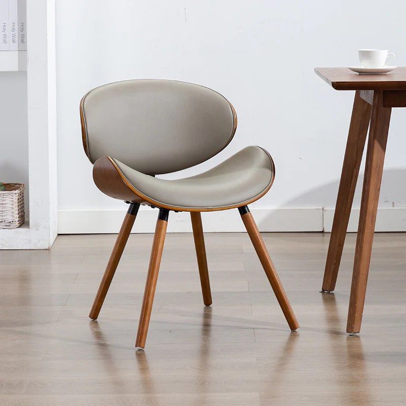 Dining Chair With Leather Cushion