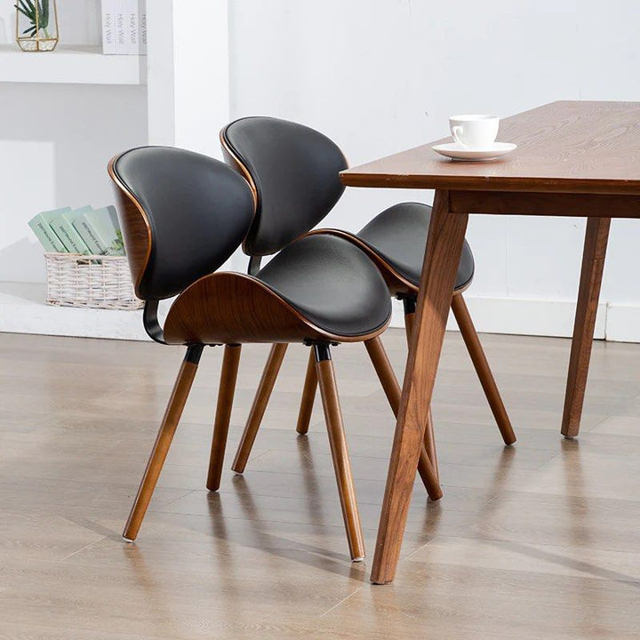 Dining Chair With Leather Cushion