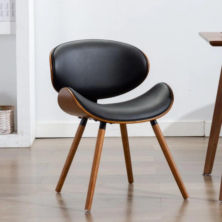 Dining Chair With Leather Cushion