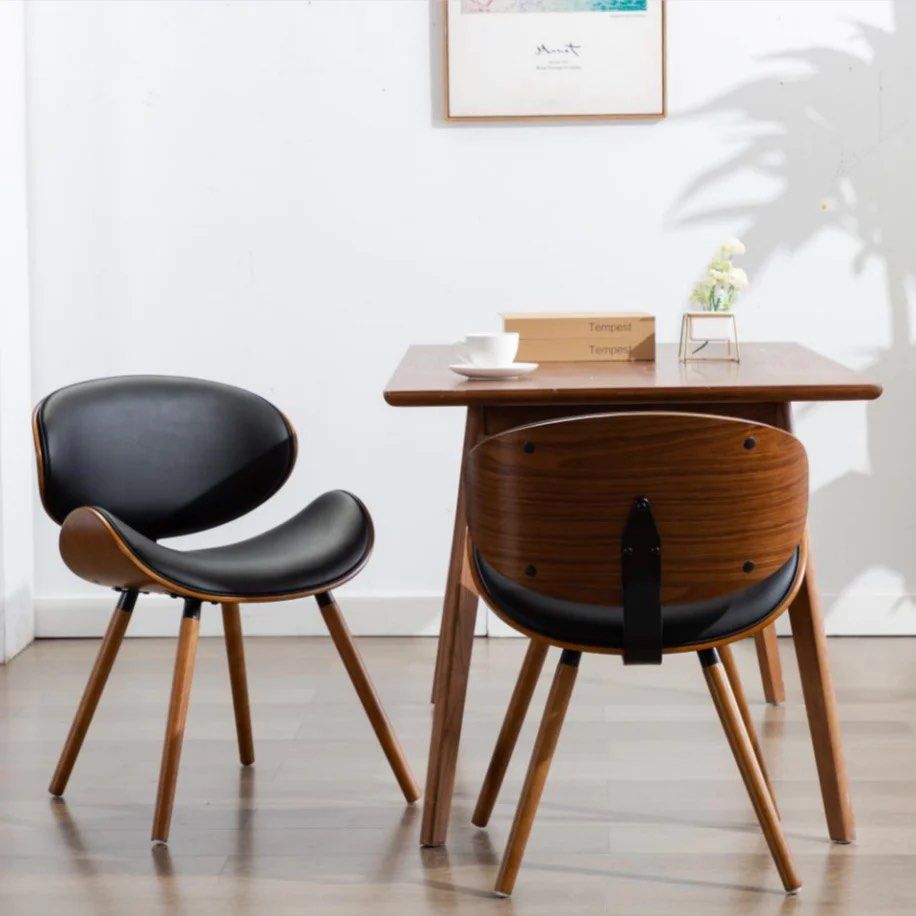 Dining Chair With Leather Cushion