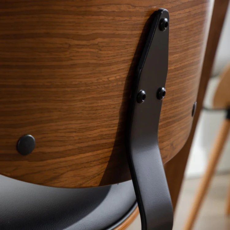 Dining Chair With Leather Cushion