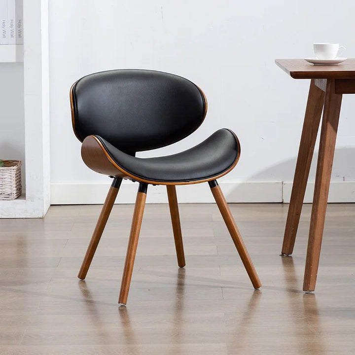 Dining Chair With Leather Cushion