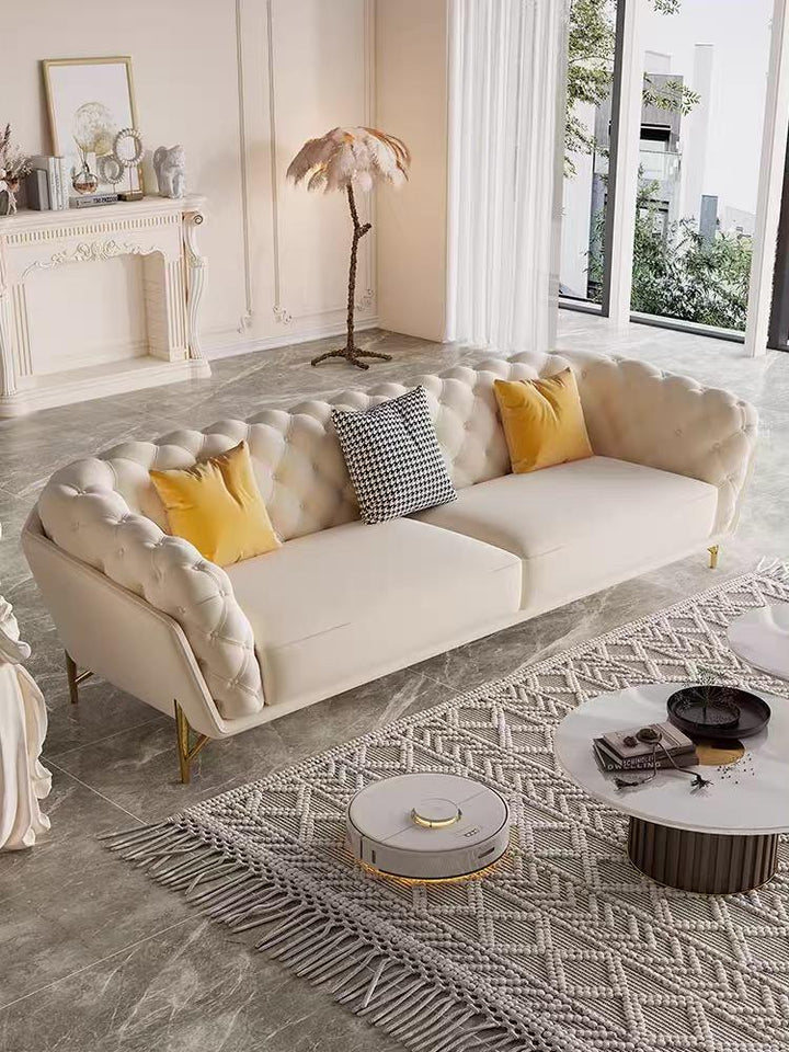 Landingville 1.2M Wide Tufted Velvet Armchair