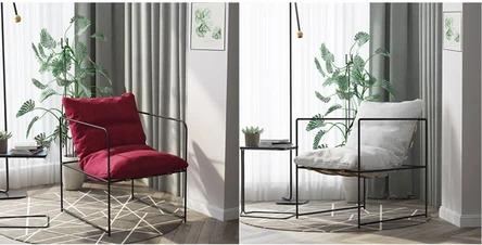 Nordic Scandinavian Minimalist Wired Chair