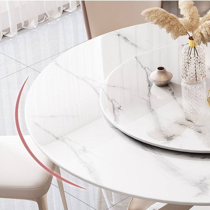 Modern Sintered Stone Round Dining Table