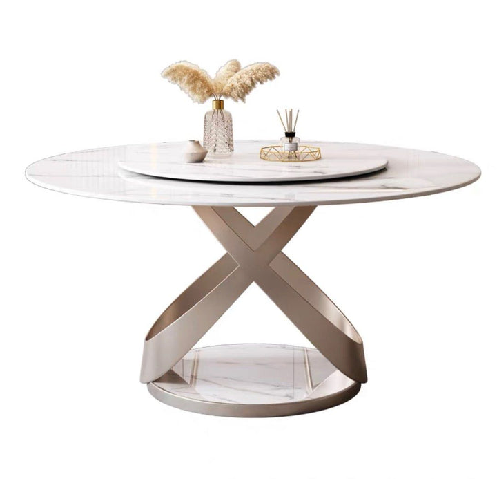 Modern Sintered Stone Round Dining Table