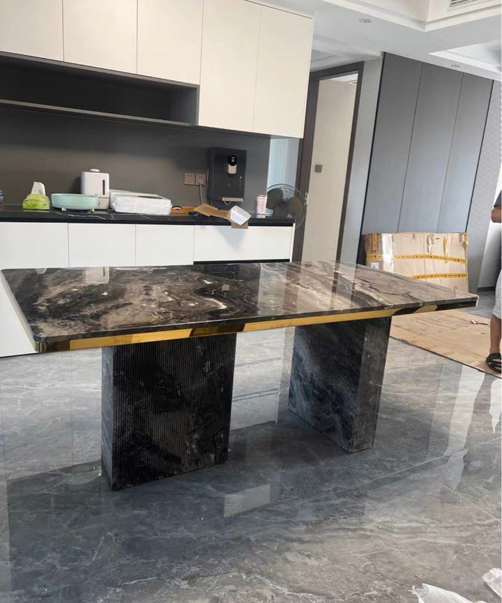 Modern Natural Marble Dining Table