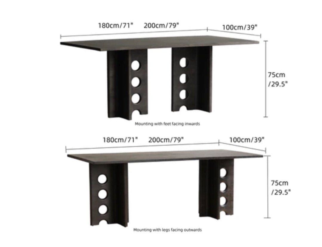 Solid Oak Dining Table