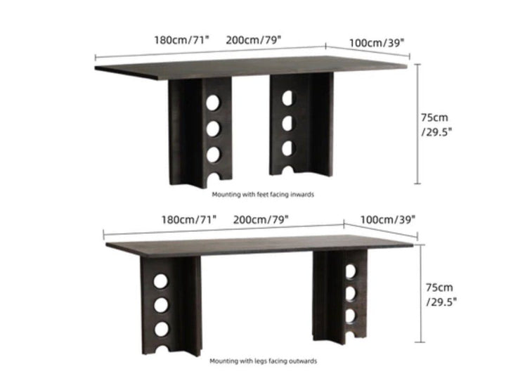 Solid Oak Dining Table