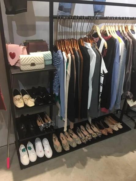 Freestanding Minimal Open Concept Wardrobe