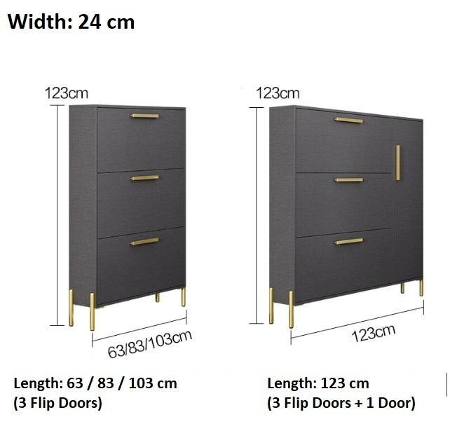 Ultra Slim Shoe Cabinet