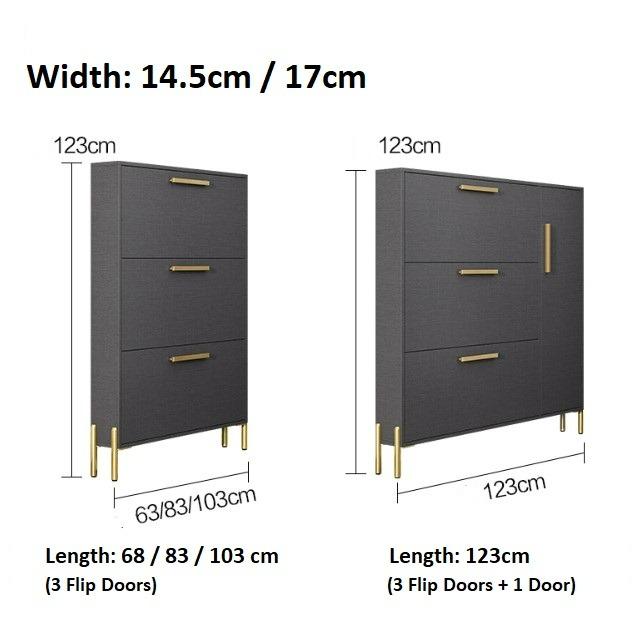 Ultra Slim Shoe Cabinet