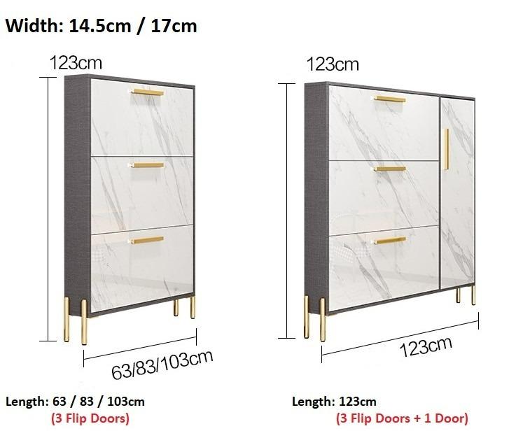 Ultra Slim Shoe Cabinet