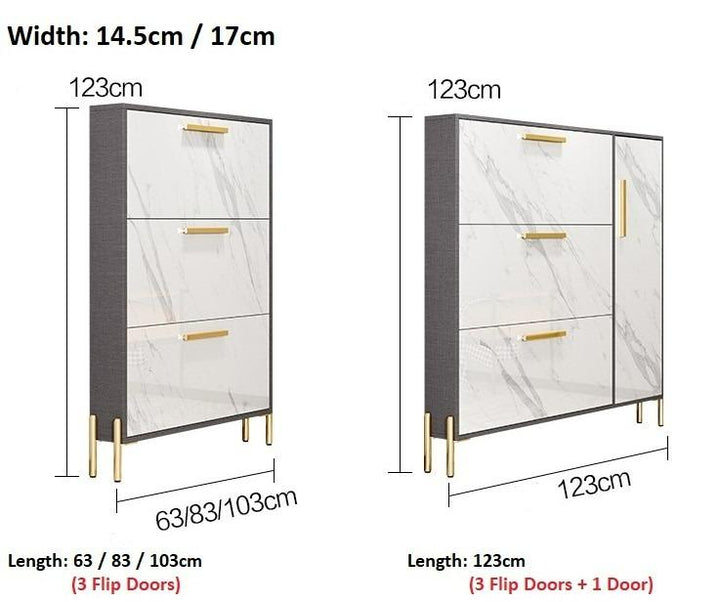 Ultra Slim Shoe Cabinet