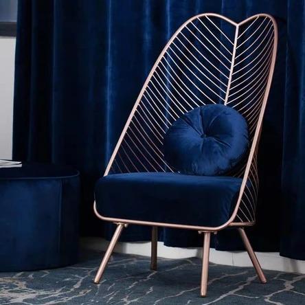 Contemporary Accent Armchair Art Deco