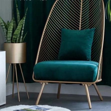 Contemporary Accent Armchair Art Deco