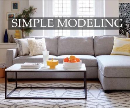 Minimalist Wire Frame Modern Marble Coffee Table