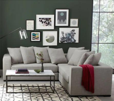 Minimalist Wire Frame Modern Marble Coffee Table