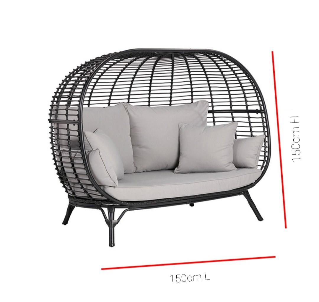 Wicker Rattan Egg Chair