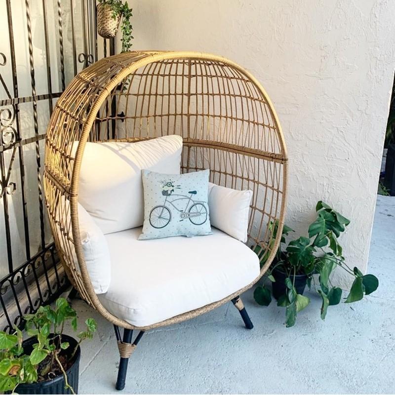 Wicker Rattan Egg Chair