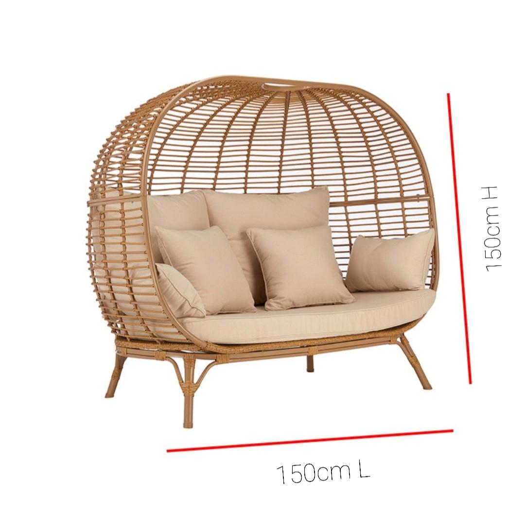 Wicker Rattan Egg Chair