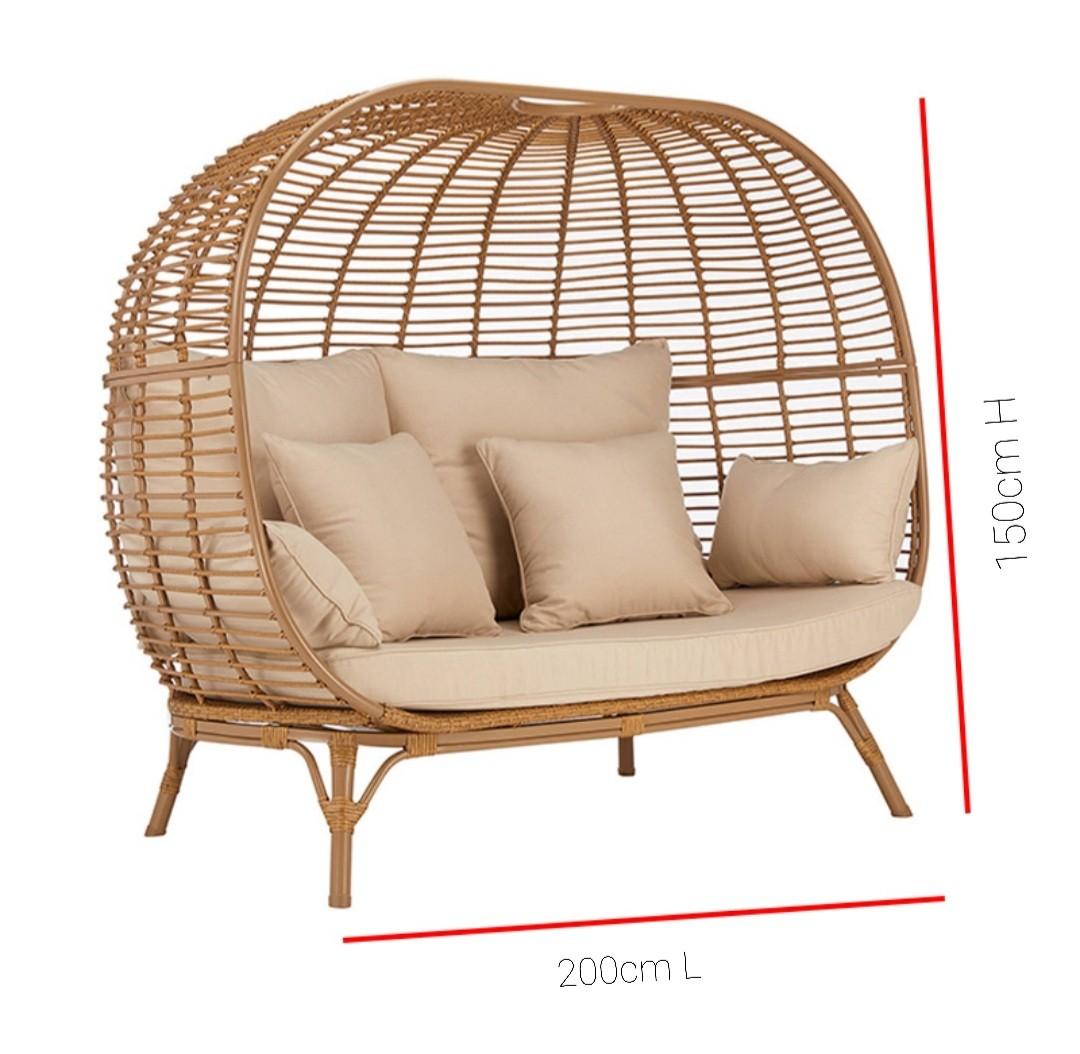 Wicker Rattan Egg Chair