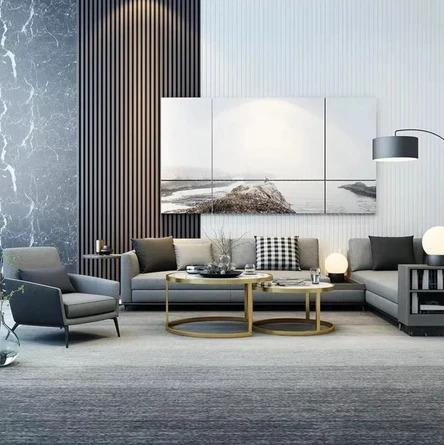 Tempered Glass Round Nesting Coffee Table