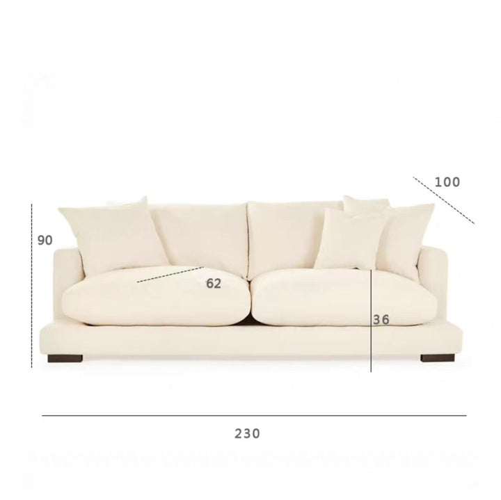 Luxe 2 Piece Upholstered Chaise Sectional Sofa