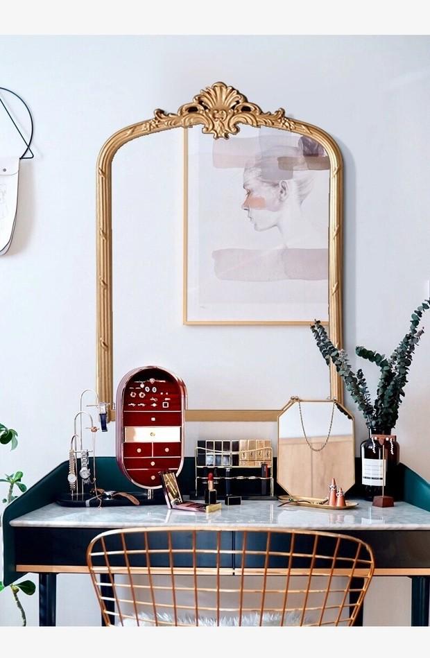 Victorian Standing Mirror / Full Length Mirror