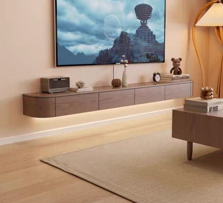 Modern Solid Wood TV Console